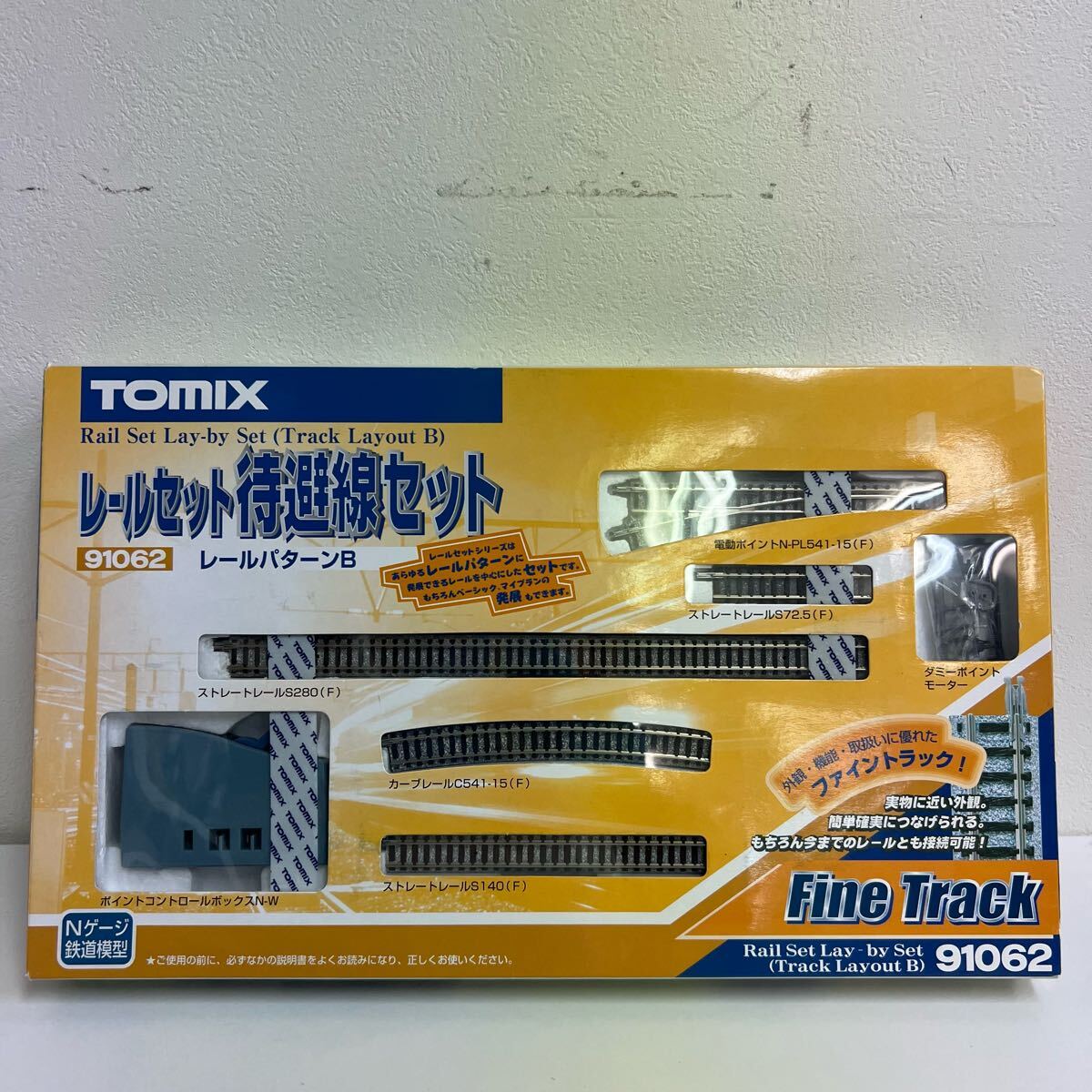 トミックス 91062 ファイントラック レールセット 待避線セット Bパターン Nゲージ 鉄道模型 動作未確認